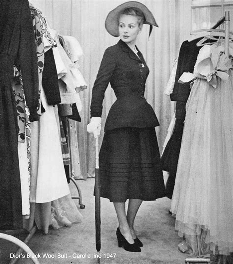 dior house 1940s|christian Dior 1947 collection designs.